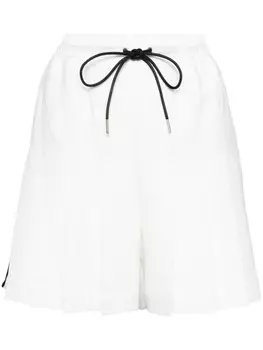 Sacai шорты со складками, белый