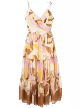 Sachin & Babi платье Dalia с цветочным принтом, фиолетовый