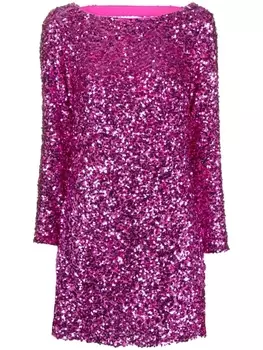 Sachin & Babi платье мини Cameron с пайетками, розовый