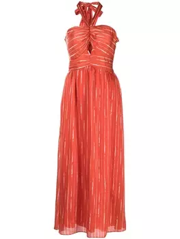 Sachin & Babi платье Reid в полоску, оранжевый