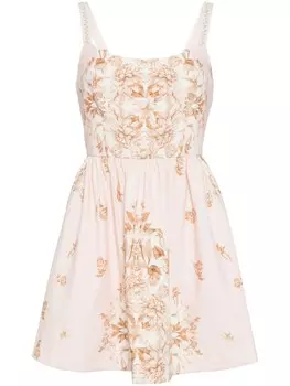 Sachin & Babi платье с цветочным принтом Samira, розовый