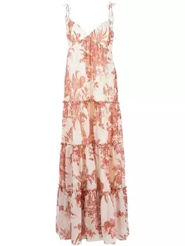 Sachin & Babi платье Sunny с цветочным принтом, белый