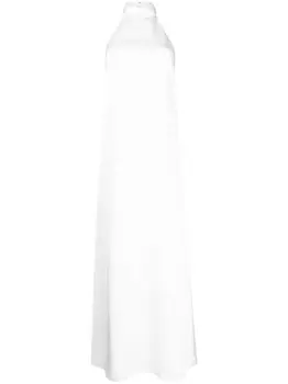 Sachin & Babi платье Venus с вырезом халтер, нейтральный цвет