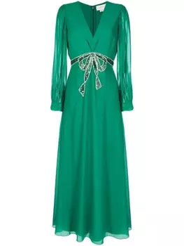 Sachin & Babi вечернее платье Ramsey с пайетками, зеленый