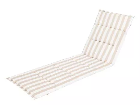 Садовая подушка, подушка для садового стула, удобное сиденье, подушка для кресла, подушка для стула, подушка для кресла, подушка для стула, подушка для шезлонга, коричневый с полосками, 191 х 57 см Stanisaw Jurga