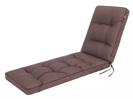 Садовая подушка, подушка для садового стула, удобное сиденье, подушка для кресла, подушка для стула, подушка для кресла, подушка для стула, подушка для шезлонга, коричневый эко-лен, 96 х 45 см Stanisaw Jurga