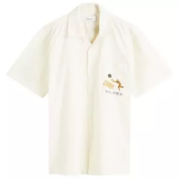 Садовая рубашка с коротким рукавом Palmes, белый
