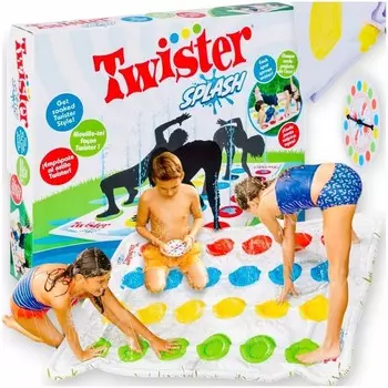 Садовый коврик для разбрызгивания воды Twister Splash, большой, 170X120 см, для подарка Hasbro
