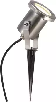 Садовый светильник Nordlux "Таурус", 1 лампочка, лампа GU10 | без лампочек 10 см, Высота: 31 см, цвет edelstahlfarben