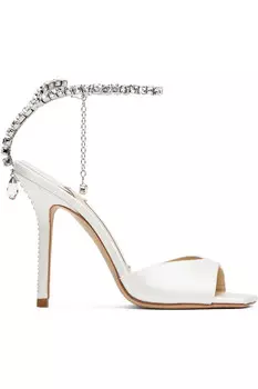 Саеда 100 босоножки на каблуке Jimmy Choo, мультиколор