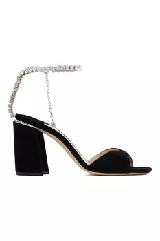Саеда босоножки на каблуке 85 мм Jimmy Choo, черный
