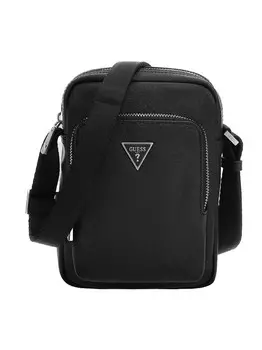 Сафьяновая сумка Guess, черный