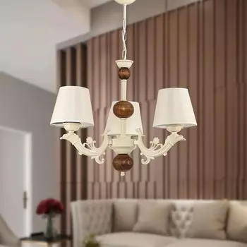 Safir Light Sava Трехрожковая люстра Zamak со шляпкой - кремовый