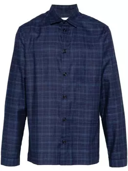 SAGE NATION рубашка в клетку, синий