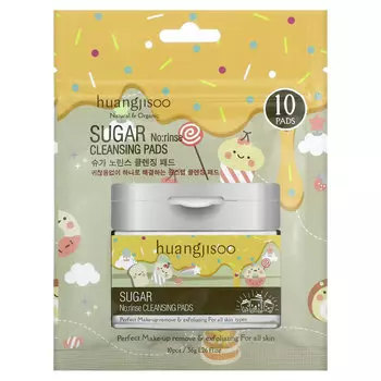 Сахарные очищающие салфетки Huangjisoo, 36 г