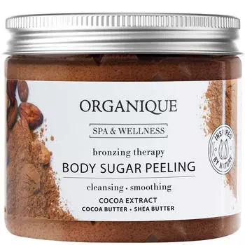 Сахарный скраб для тела, 200 мл Organique Bronzing therapy chocolate