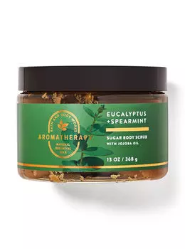 Сахарный скраб для тела Eucalyptus Spearmint, 13 oz / 368 g, Bath and Body Works