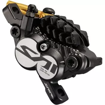 Saint br-m820 тормозной суппорт Shimano, цвет black/gold