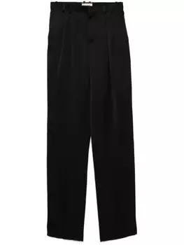 Saint Laurent атласные брюки, черный