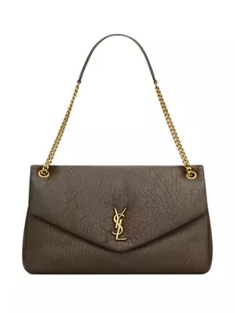 Saint Laurent большая сумка на плечо Calypso, зеленый