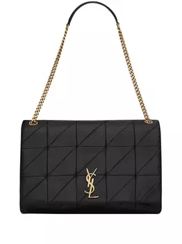 Saint Laurent большая сумка на плечо Jamie, черный