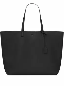 Saint Laurent большая сумка-тоут, черный