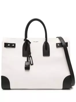 Saint Laurent большая сумка-тоут Sac De Jour, белый
