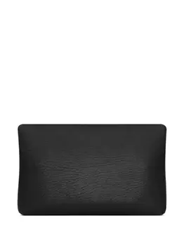 Saint Laurent большой клатч-конверт, черный