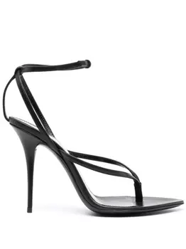 Saint Laurent босоножки Gippy 105, черный
