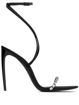 Saint Laurent босоножки Gloria 110, черный