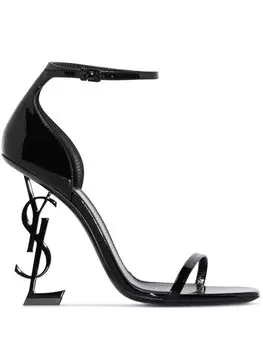 Saint Laurent босоножки Opyum 110, черный