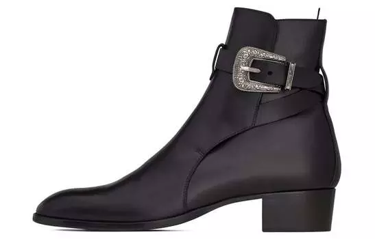 Сапоги мужские Saint Laurent, черный