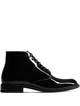 Saint Laurent ботинки Vaughn, черный