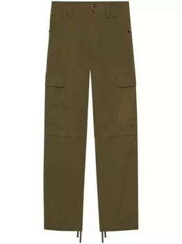 Saint Laurent брюки карго Cassandre, зеленый