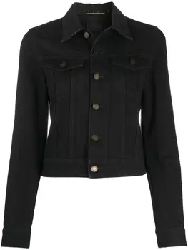 Saint Laurent джинсовая куртка, черный