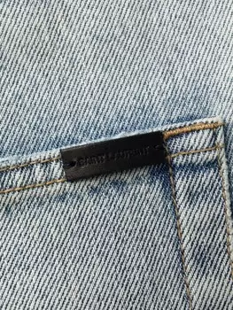 Saint Laurent джинсы прямого кроя, синий