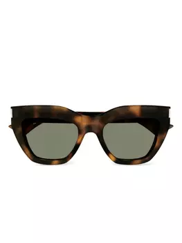 Saint Laurent Eyewear 759 солнцезащитные очки, коричневый