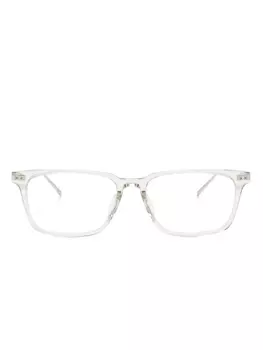 Saint Laurent Eyewear очки с квадратной оправе, серебристый