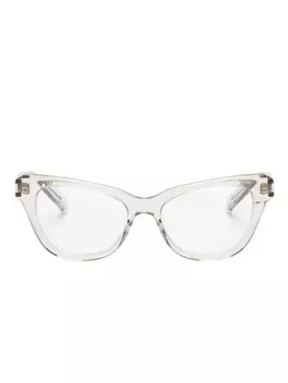Saint Laurent Eyewear очки SL472 в оправе 'кошачий глаз', серый