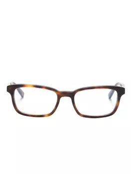 Saint Laurent Eyewear очки SL 671 в прямоугольной оправе, коричневый