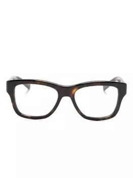 Saint Laurent Eyewear очки SL 677 трапециевидной формы, коричневый