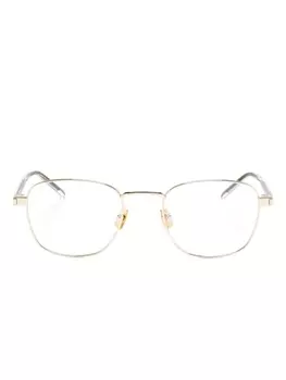 Saint Laurent Eyewear очки SL 699 в квадратной оправе, золотистый