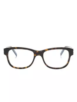 Saint Laurent Eyewear очки SLM 132 трапециевидной формы, коричневый
