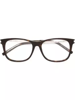 Saint Laurent Eyewear очки в круглой оправе, металлик