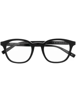 Saint Laurent Eyewear очки в круглой оправе, черный