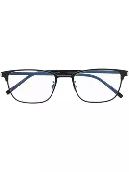 Saint Laurent Eyewear очки в квадратной оправе, черный