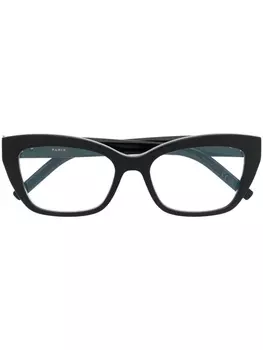 Saint Laurent Eyewear очки в оправе 'кошачий глаз', черный