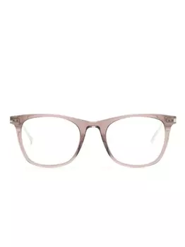 Saint Laurent Eyewear очки в прозрачной квадратной оправе, фиолетовый