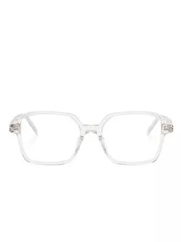 Saint Laurent Eyewear очки в прозрачной оправе, белый