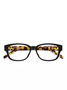 Saint Laurent Eyewear очки в прямоугольной оправе, черный